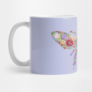 Floral Worker Bee Mug